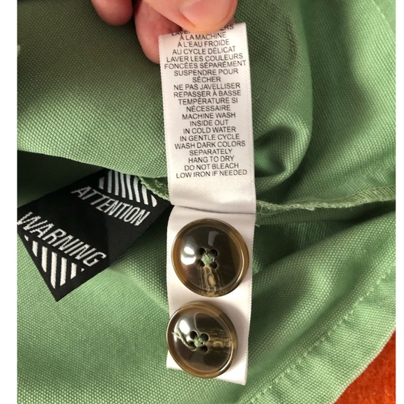 Retro mint sage green 100% cotton utility cargo jacket NWT - Picture 6 of 7